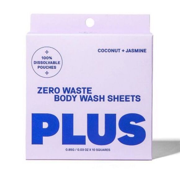 NIB PLUS Waves Body Wash Trial Size - 0.3oz/10ct Zero Waste Body Wash Sheets - Picture 1 of 5